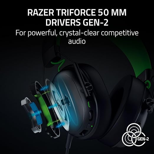 Razer BlackShark V3 X HyperSpeed Wireless Gaming Headset for Xbox: 50mm Drivers - Cardioid Mic - 2.4 GHz, Bluetooth, USB - Works with PC, Mac, PS5, Nintendo Switch - Long Battery Life - Black