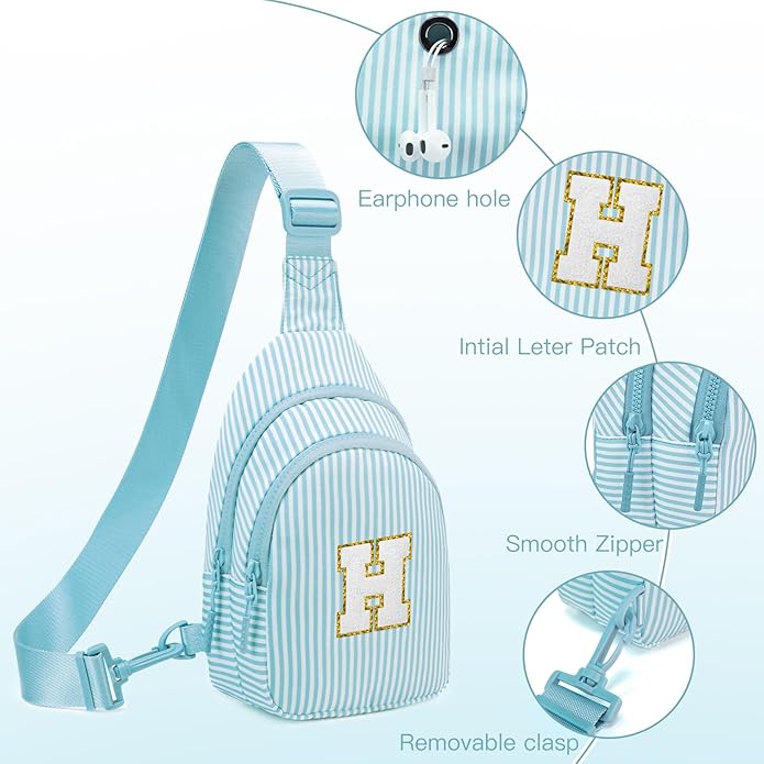 Gifts for 8 9 10 11 12 Year Old Girls Sling Bag Crossbody Bags Fanny Pack for Teen Girls Personalized Gifts for Women