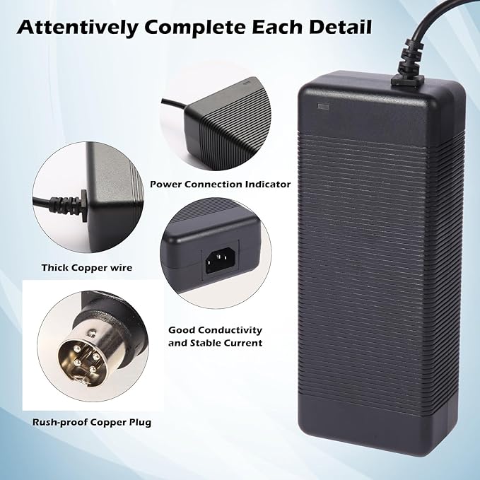 Power Supply Adapter 4-Pin 48V 37500mA Compatible with Swann NVR16-8580 16 Ch 4k Network Video Recorder Ultra HD CCTV Security System NVR16-8580RN NVR-168580 FJ-SW2028A48003750,FJ-SW2028A48003850