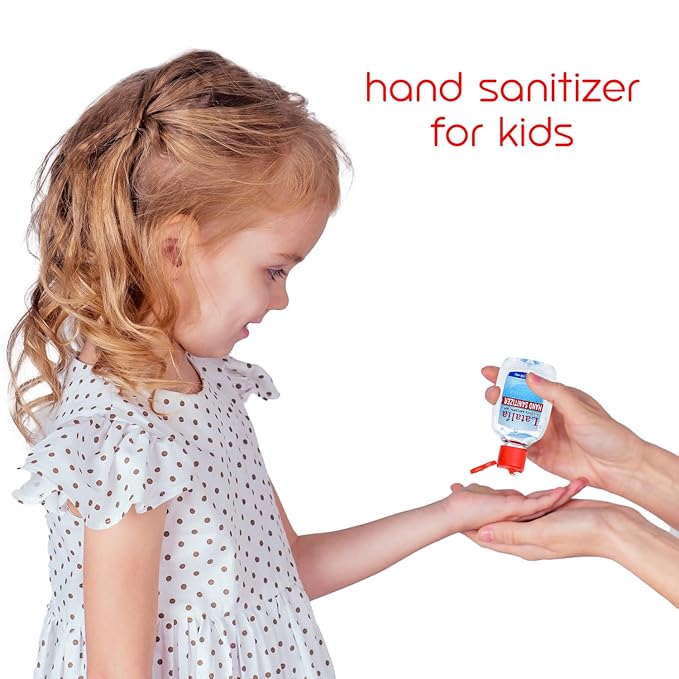 Mini Hand Sanitizer | Pack of 144 Unscented Hand Sanitizer Travel Size with 80% Alcohol, Pocket-Friendly, Quick-Dry, Moisturizing & Everyday Clean Hands (55ml & 1.85 fl. oz)