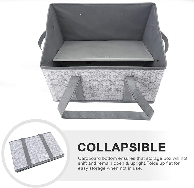 WISELIFE Reusable Grocery Bags [4 Pack],Large Grocery Tote Bag Water Resistant Shopping Bags Foldable Grocery Bag for Clothes,Shoes and Picnic