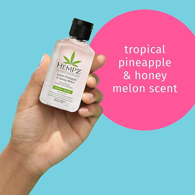 Sweet Pineapple & Honey Melon Moisturizing Herbal Hand Sanitizer