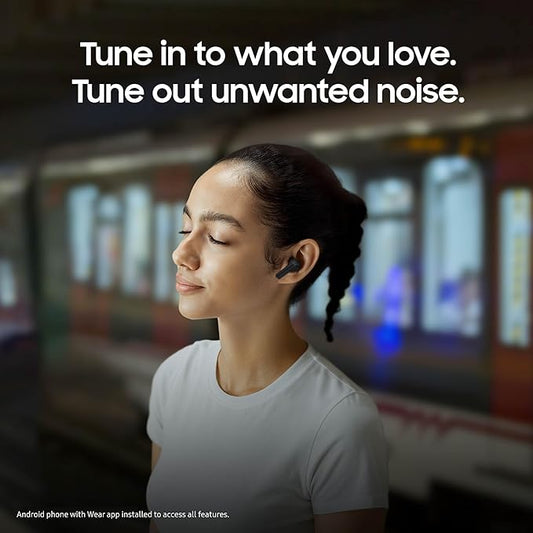 SAMSUNG Galaxy Buds 3 FE (2025) True Wireless Bluetooth Earbuds, Active Noise Cancellation, Powerful Sound, Clear Calls, Long Lasting Battery, Hands Free AI, Gray [US Version, 2 Year Warranty]