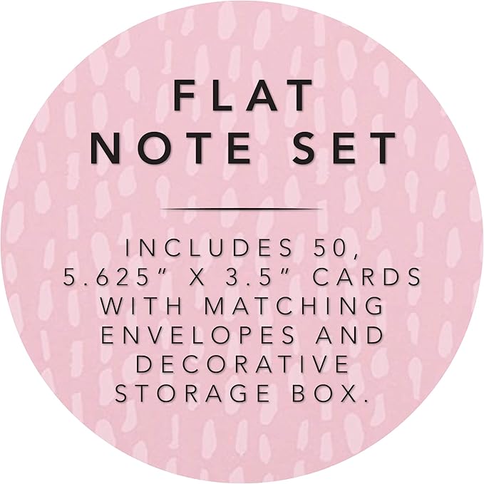 Graphique Mint and Gold Flat Notes – Note Card Stationery with Stylish, Soft Teal Border and Printed Gold Arrow, 50 Note Cards and Matching Envelopes for Thank You Notes, Invitations, Gifts and More, 5.625" x 3.5"