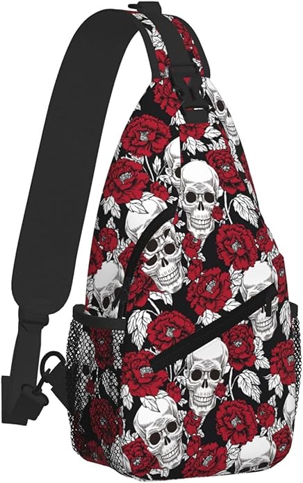 Cross Chest Bag Diagonally for Men Shoulder Bag for Travel Hiking Trendy Sling Bag with Adjustable Shoulder Strap