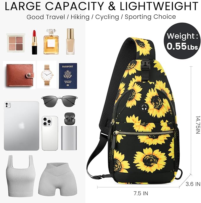 Small Crossbody Purses Bags for Women Men Travel, Chest Sling Bag Women Casual Cross Body Bag for Woman Sling Backpack