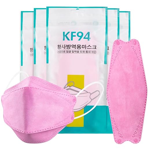 50/100 Pack KF94 Face_Covers, Color Màsk，Black Màsk，4-Layer Màsk outdoor Daily Use