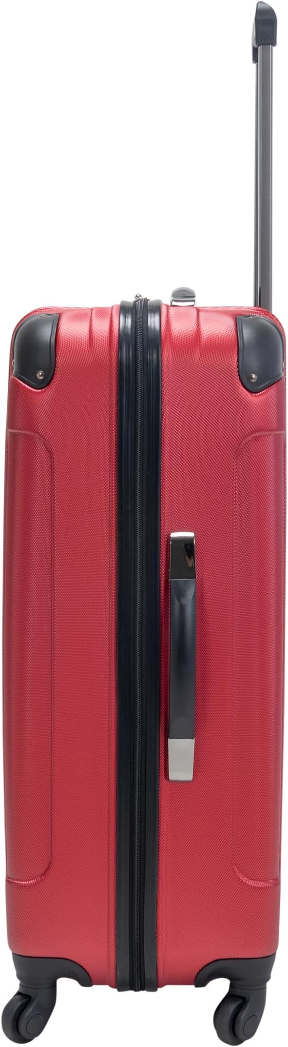 Kenneth Cole REACTION Out of Bounds Lightweight Hardshell 4-Wheel Spinner Luggage, Scarlet Red, 28-Inch Checked