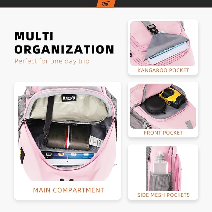 SKYSPER Sling Bag RFID Crossbody Sling Backpack Cross Body Shoulder Bag Travel Hiking Daypack for Women Men