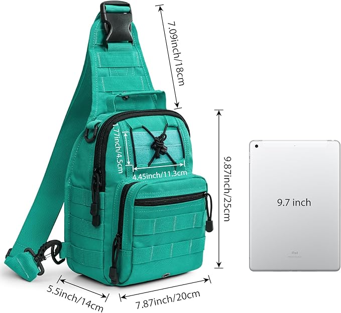 G4Free Outdoor Tactical Bag Backpack, Military Sport Bag Pack Sling Shoulder Backpack Tactical Bag for Every Day Carry