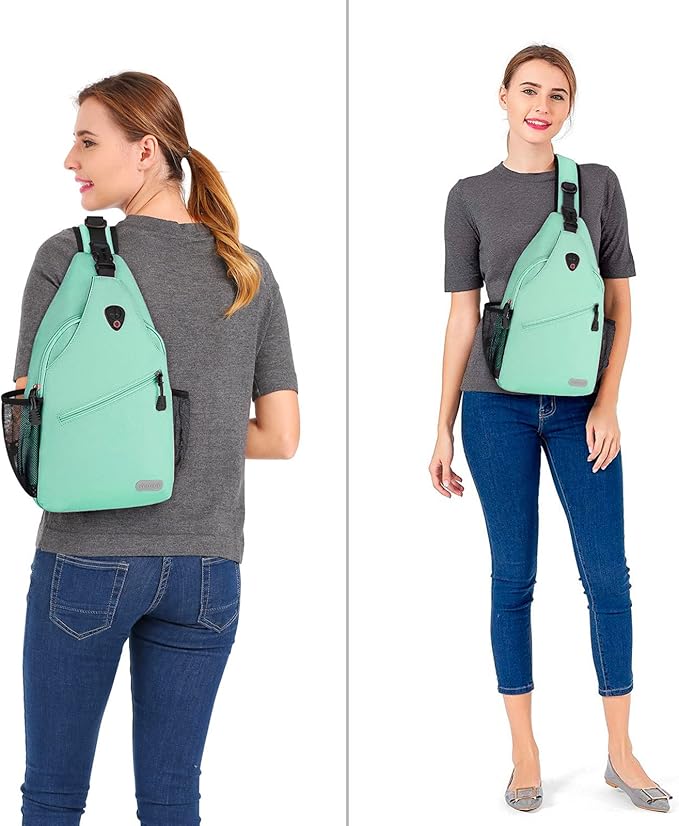 MOSISO Sling Backpack, Multipurpose Crossbody Shoulder Bag Travel Hiking Daypack