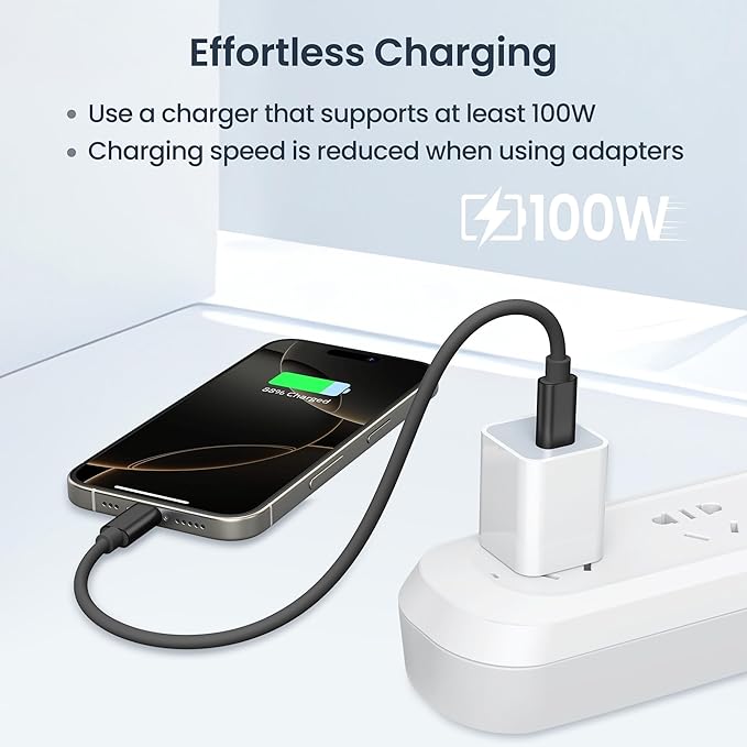 Elebase Multi USB Charger Adapter Kit,Micro USBC Adaptor with 1Ft 100W Charging Cable,Type C to USB 3.0 OTG Converter,USB C to iOS,Portable Box for iPhone 17 Air 16 15 Max Pro,Samsung Galaxy S25 Plus