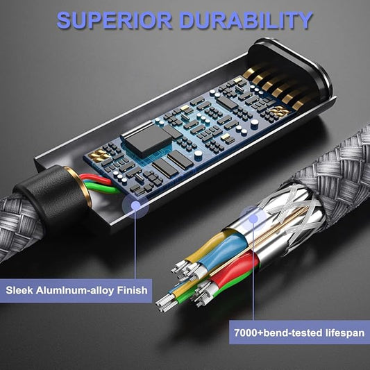 Basesailor USB 3.0 to USB C Adapter 3.3FT 2Pack,USBC Female to A Male Cable,5Gbps 3.1 Type C Charger Connector for Apple iPhone 17 16 16e 15 Pro Max,iPad Air Mini 7,Samsung Galaxy S25 S24,Z Fold Flip