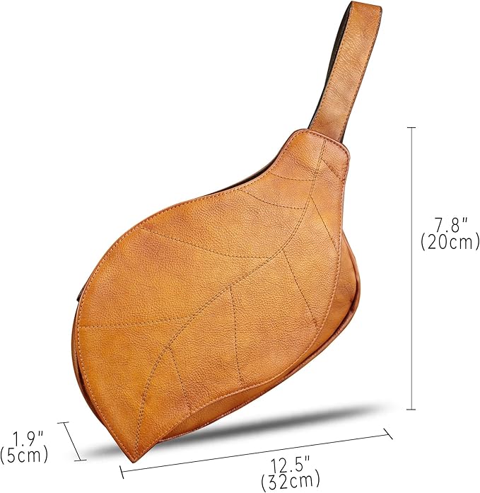 IVTG Genuine Leather Sling Bag for Women Vintage Real Leather Sling Backpack Fashion Shoulder Crossbody Bags Chest Bags