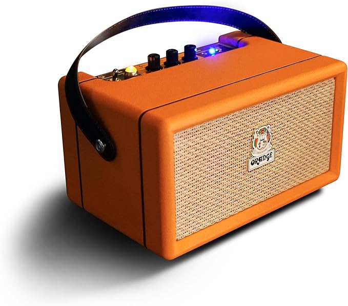 Orange Box - Portable Bluetooth Speaker Delivering Studio Audio Sound, 15M Range, 50W RMS Power, Long Battery Life, iOS & Android Connectivity - Great for Picnics, Festivals, BBQs and Holidays