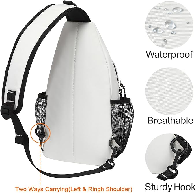MOSISO Sling Backpack, Multipurpose Crossbody Shoulder Bag Travel Hiking Daypack