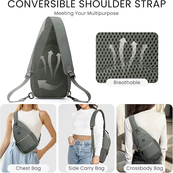 Small Crossbody Purses Bags for Women Men Travel, Chest Sling Bag Women Casual Cross Body Bag for Woman Sling Backpack