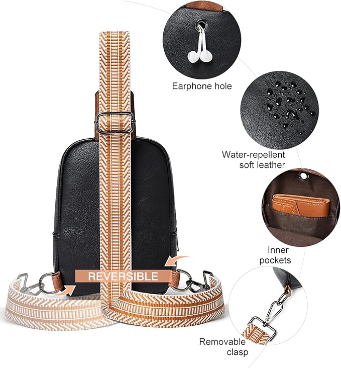 3L SMALL Sling Bag Fanny Packs For Women Men Mini Crossbody Chest Belt Travel Bag Purse Handbag Faux Leather Fashion Cute Light Grey