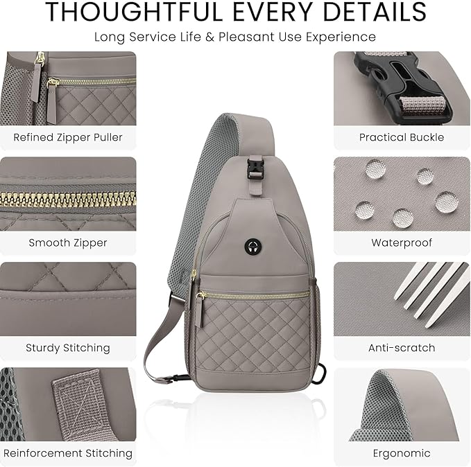 Small Crossbody Purses Bags for Women Men Travel, Chest Sling Bag Women Casual Cross Body Bag for Woman Sling Backpack