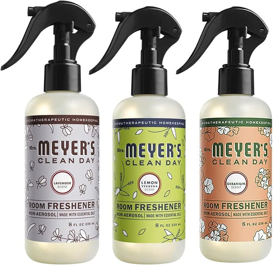 Mrs. Meyer’s Clean Day Variety Pack Room Freshener (Lemon Verbena + Geranium + Lavender)