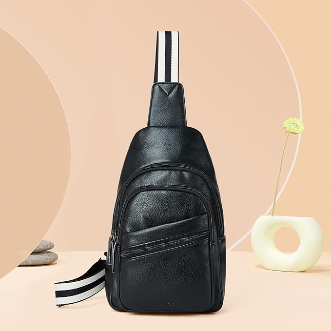 Sling Bag Crossbody Bags for Women Small Cross Body Bag Fanny Packs Chest Sling Purse for Daily Travel Leisure Sport