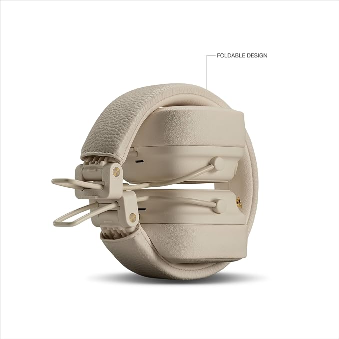 Marshall Major V On-Ear Wireless Bluetooth Headphone - Cream