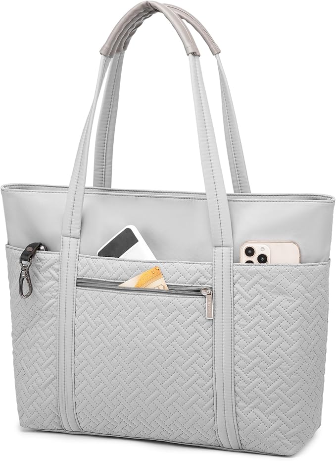 Kinmac Women's Laptop Tote Bag Top Handle Handbag Work Bag for Laptop Computer Up to 15.6 inch