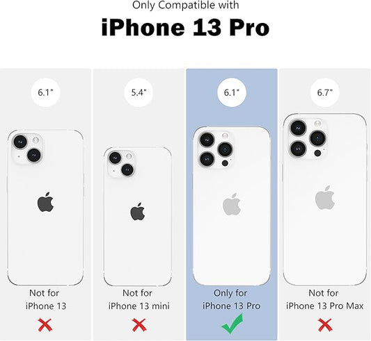 ZTOFERA for iPhone 13 Pro Magnetic Case Compatible with Magsafe,Aesthetic Floral Pattern Design Cute for Girl Women,Anti-Drop Protective Hard Phone Cover for iPhone 13 Pro-Lavender