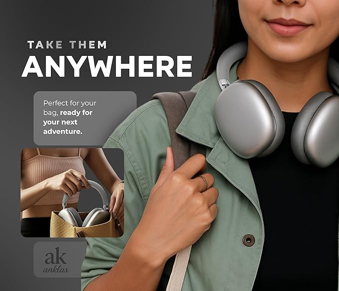 P959 High-End Wireless Headphones with Bluetooth 5.3, Low Latency, Hi-Fi Sound, 360° Spatial Audio, Ergonomic Over-Ear Design, Wired & Wireless Modes, Long Battery Life, Breathable Earmuffs