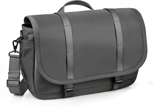 Expandable Messenger Bag Fit 16" Laptop for Men Women Work College Office Computer
