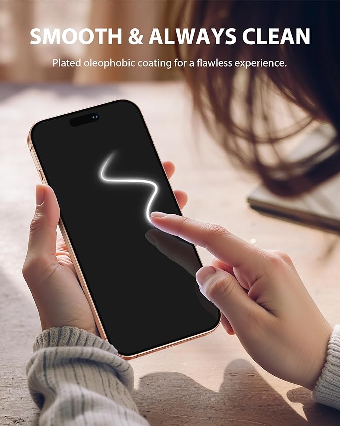 2 Pack Privacy Screen Protector for iPhone 17 Air Tempered Glass 6.5 Inch + 2 Pack Lens Protector Anti-Spy Anti-Glare HD Easy Installation
