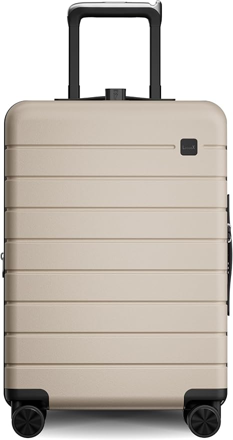 LUGGEX Carry On Luggage HUP3, Accelerate Access with DiHook, Handy Pouch, 20 inch Expandable Hard Shell Suitcases with Spinner Wheels