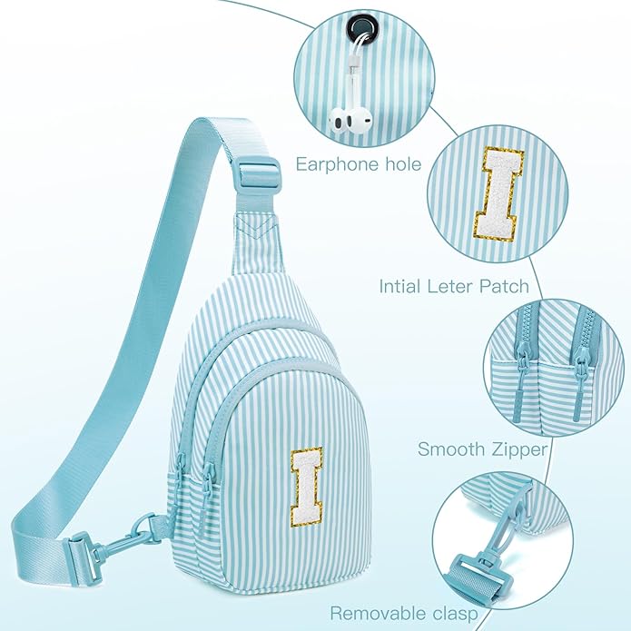 Gifts for 8 9 10 11 12 Year Old Girls Sling Bag Crossbody Bags Fanny Pack for Teen Girls Personalized Gifts for Women