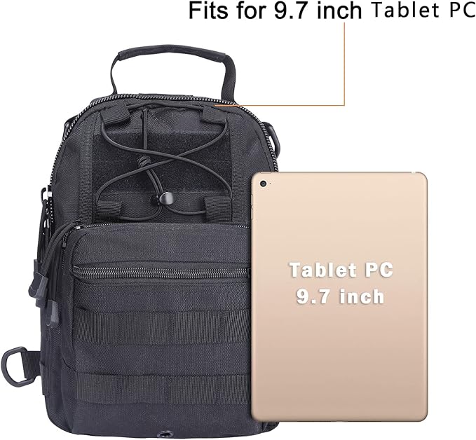 G4Free Outdoor Tactical Bag Backpack, Military Sport Bag Pack Sling Shoulder Backpack Tactical Bag for Every Day Carry