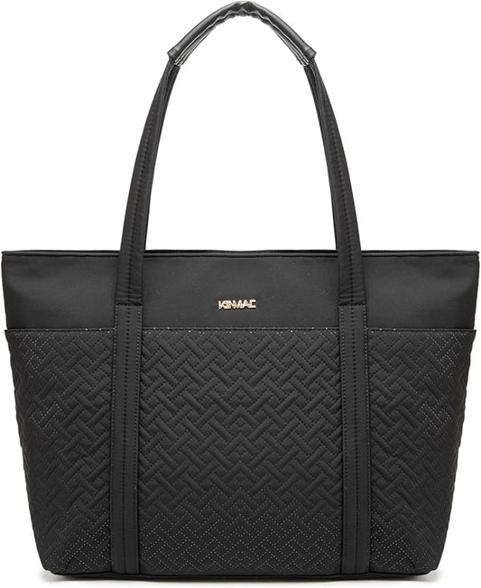 Kinmac Women's Laptop Tote Bag Top Handle Handbag Work Bag for Laptop Computer Up to 15.6 inch