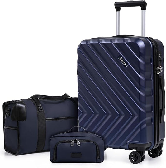 Luggage Sets 3 Piece,Suitcases with Wheels,Carry On Luggage Set 22x14x9 Airline Approved,Hardshell Luggage Sets With TSA Lock,20 Inch Carry On Suitcase