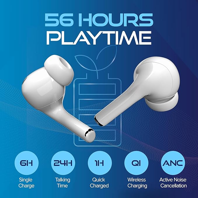 Wireless Earbuds,Bluetooth 5.3 in Ear Headphones with Noise Cancelling Mic, 42H Playtime HiFi Stereo Bluetooth Earphones, IPX7 Waterproof Touch Control True Wireless Headphones for iPhone/Android/IOS