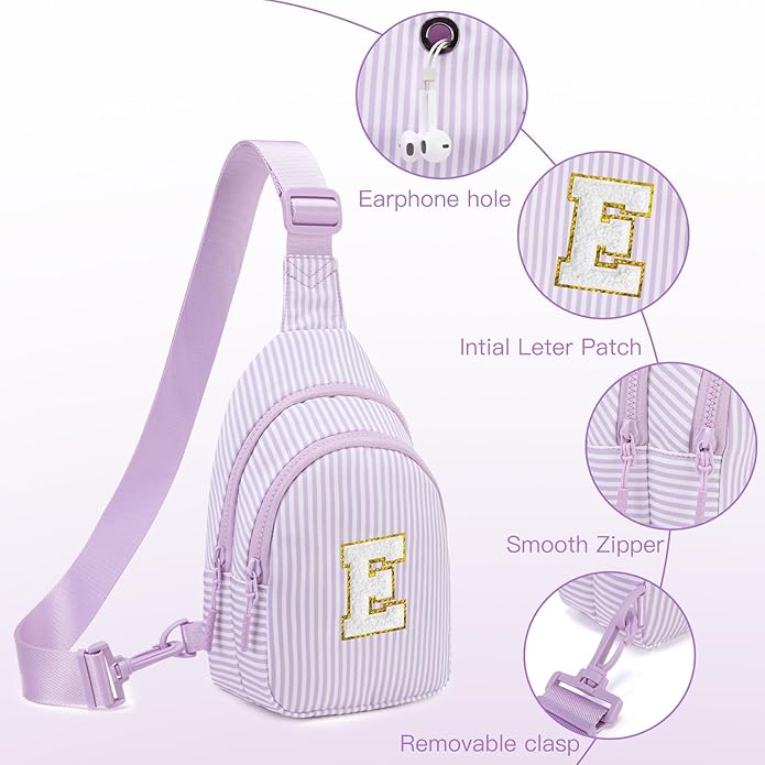 Gifts for 8 9 10 11 12 Year Old Girls Sling Bag Crossbody Bags Fanny Pack for Teen Girls Personalized Gifts for Women