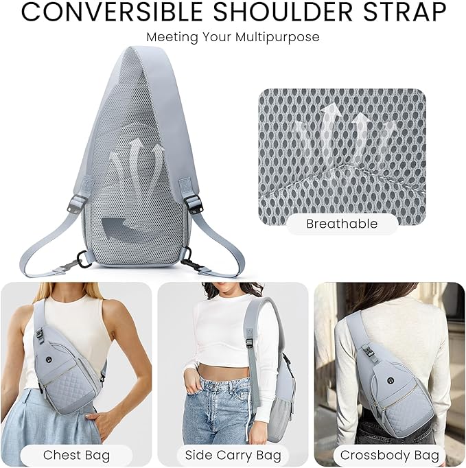 Small Crossbody Purses Bags for Women Men Travel, Chest Sling Bag Women Casual Cross Body Bag for Woman Sling Backpack