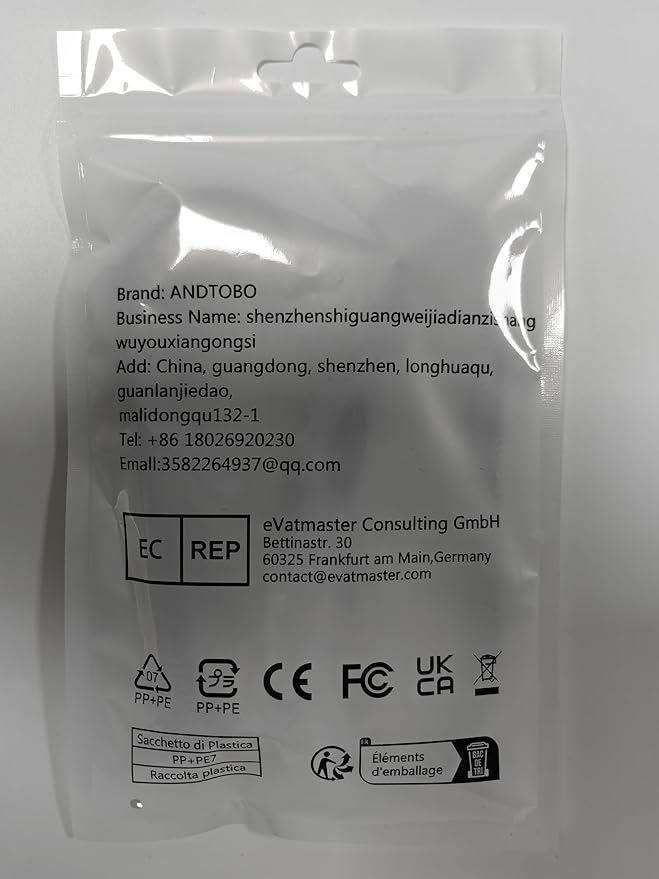 ANDTOBO USB 1 to 4 Splitter, USB 2.0 A Male to 4 USB Female Jack Y Splitter Hub Power Cord Extension Adapter Cable, Black