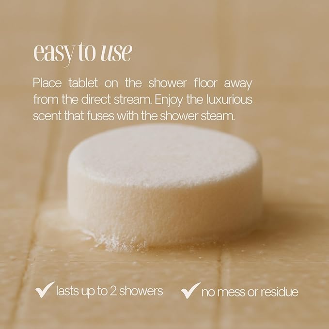 Shower Steamers Aromatherapy 6 Pack - Made in USA with Natural Essential Oils for Christmas Stocking Stuffers, Birthday Gifts for Women and Men, White Elephant - Self Care Variety Pack