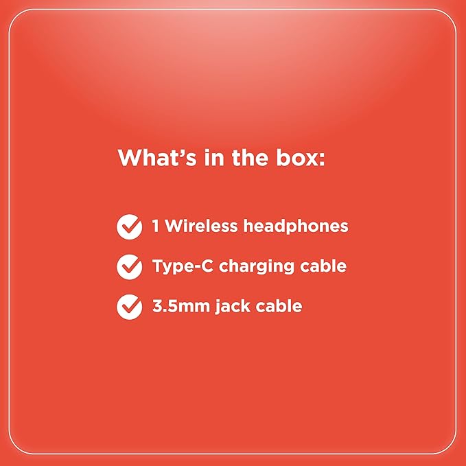 RadioShack Gaming Wireless Headphones – 50mm Drivers, Dual Mode Bluetooth 5.3 + 2.4GHz, 500mAh Battery, 20Hz–20kHz Frequency, Sleek Black Design