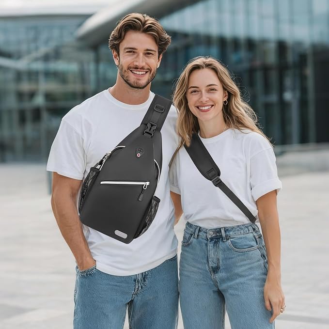 MOSISO Sling Backpack, Multipurpose Crossbody Shoulder Bag Travel Hiking Daypack