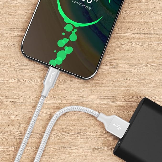 etguuds USB to USB C Cable 3.3ft, 2-Pack USB A to Type C Charger Cord Fast Charging for Samsung Galaxy A15 A25 A35 A55 A54, S24 S23 S22 S21 S20 S10 S10E, Note 20 10, Moto G, for iPhone 16 15, White