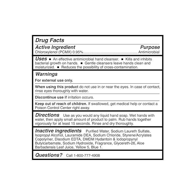 McKesson Antimicrobial Lotion Hand Soap with Aloe, 18 oz Pump Bottle [Pack of 1] - Herbal Scent, Keeps Hands Clean and Moisturized, Medical-Grade Soap