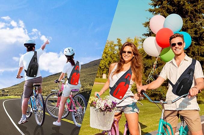 Y&R Direct 14 Colors Lightweight Sling Backpack Sling Bag Travel Hiking Small Backpack for Women Men Gifts