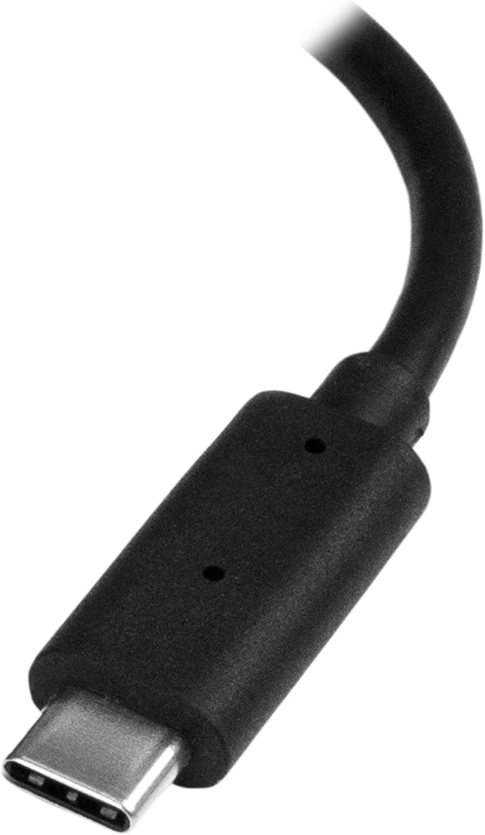 StarTech.com USB-C to VGA Adapter - 1920x1200 - USB C Adapter - USB Type C to VGA Monitor / Projector Adapter , TAA (CDP2VGASA)