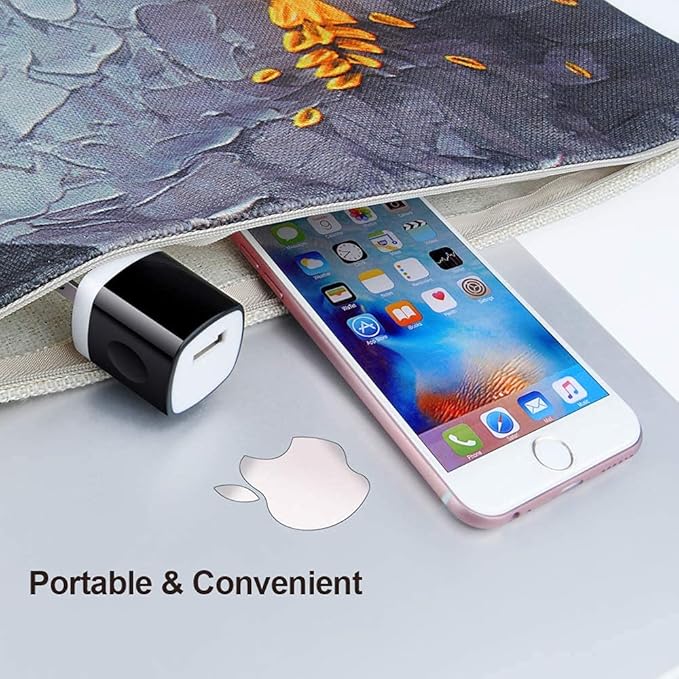 USB Charger Block 10 Pack, UorMe 1A 5V Single Port Power Adapter Charging Phone Cube Box Brick Plug Pack Compatible with iPhone 14 13 12 SE 11 X 8, Galaxy S22 A13 A03S A21 Note20 A71 A51 A31 S10 S9 S8