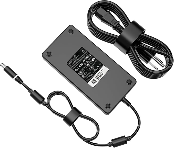 Slim 240W Laptops Charger for Dell Alienware 15 g15 17 M17x M18x R3 R4 R5 m15 g3 g5 g7 Precision M6800 M6700 M6600 M6500 GA240PE1-00 Gaming Power Supply Adapter