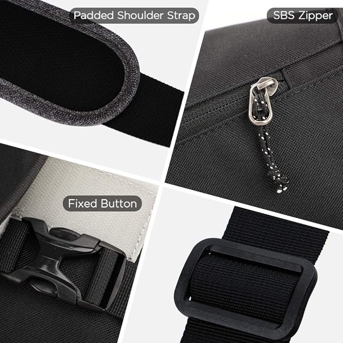 OIWAS Messenger Bag for Men, 15.6 Inch Laptop Crossbody Bags Women Casual Satchel Shoulder Bag College Travel Office Briefcase
